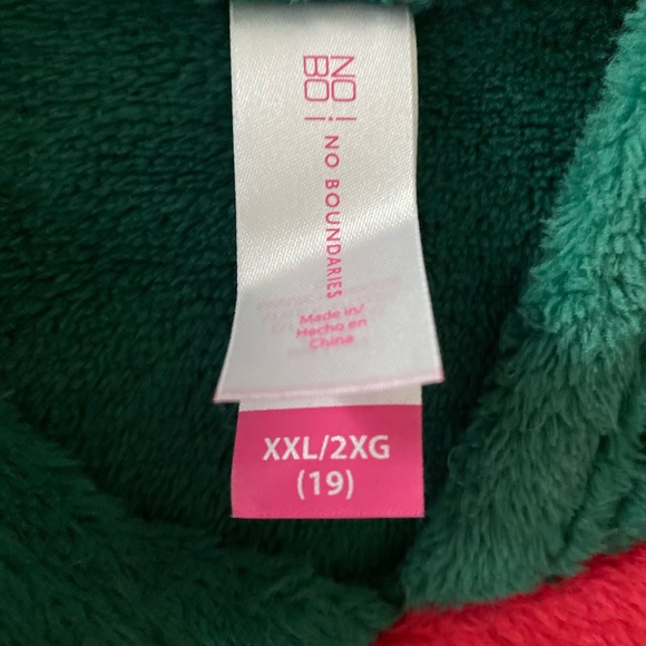 Santa’s helper hoodie. XXL (19) and Medium (7-9) - Picture 3 of 3